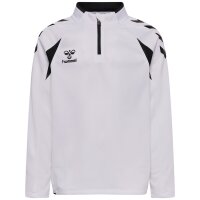 hummel Core 2.0 Half Zip Trainingsjacke Kinder - white/black