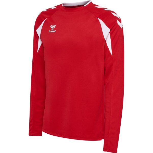 hummel Core 2.0 Crew Neck Sweatshirt - true red/white