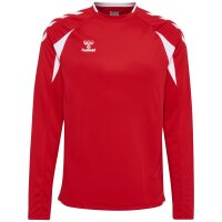 hummel Core 2.0 Crew Neck Sweatshirt - true red/white