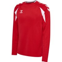 hummel Core 2.0 Crew Neck Sweatshirt - true red/white
