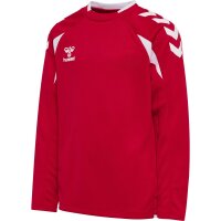 hummel Core 2.0 Crew Neck Sweatshirt Kinder - true red/white