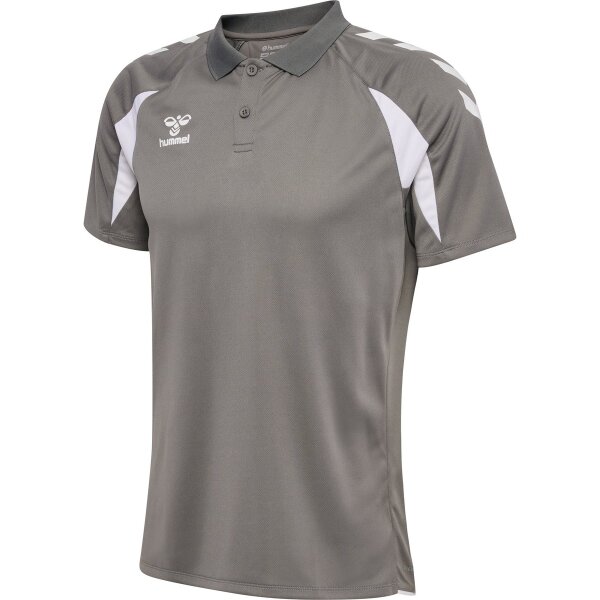 hummel Core 2.0 Polo - steel gray/white