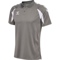 hummel Core 2.0 Polo - steel gray/white