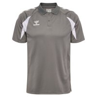 hummel Core 2.0 Polo - steel gray/white
