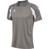 hummel Core 2.0 Polo - steel gray/white