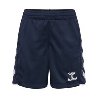 hummel Core 2.0 Training Shorts Kinder - marine/white