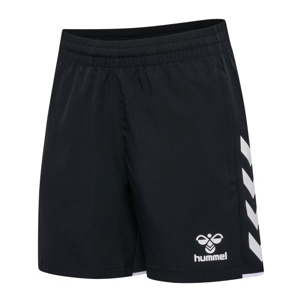 hummel Core 2.0 Woven Shorts Kinder - black/white
