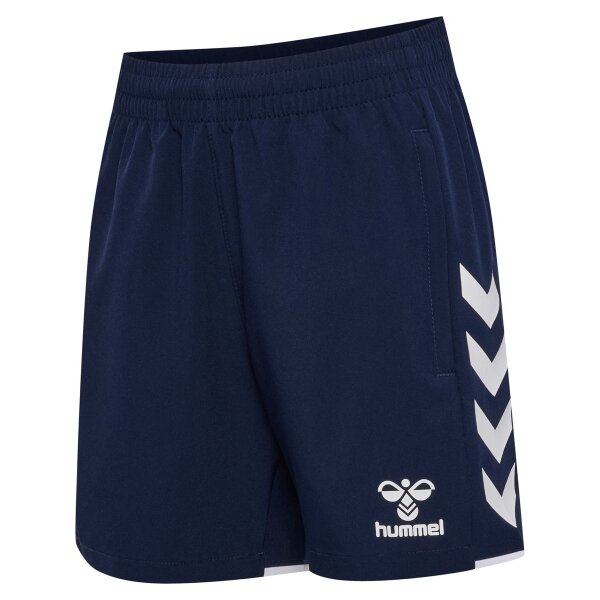 hummel Core 2.0 Woven Shorts Kinder - marine/white