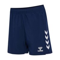 hummel Core 2.0 Woven Shorts Damen - marine/white
