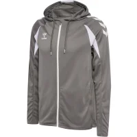hummel Core 2.0 Zip Hoodie Herren - steel gray/white