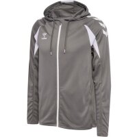hummel Core 2.0 Zip Hoodie Herren - steel gray/white