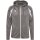 hummel Core 2.0 Zip Hoodie Herren - steel gray/white