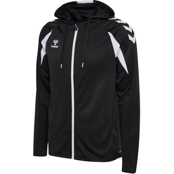 hummel Core 2.0 Zip Hoodie Herren - black/white