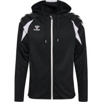 hummel Core 2.0 Zip Hoodie Herren - black/white