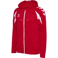 hummel Core 2.0 Zip Hoodie Herren - true red/white