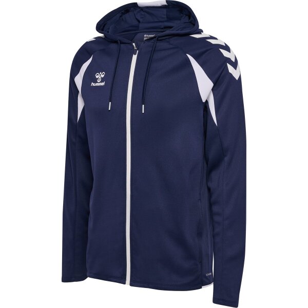 hummel Core 2.0 Zip Hoodie Herren - marine/white