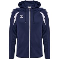 hummel Core 2.0 Zip Hoodie Herren - marine/white