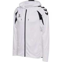 hummel Core 2.0 Zip Hoodie Herren - white/black