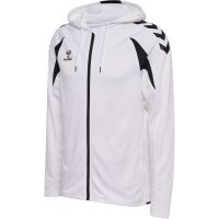 hummel Core 2.0 Zip Hoodie Herren - white/black