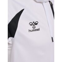 hummel Core 2.0 Zip Hoodie Herren - white/black