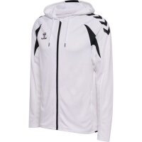 hummel Core 2.0 Zip Hoodie Herren - white/black