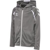 hummel Core 2.0 Zip Hoodie Kinder - steel gray/white