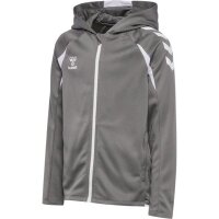 hummel Core 2.0 Zip Hoodie Kinder - steel gray/white