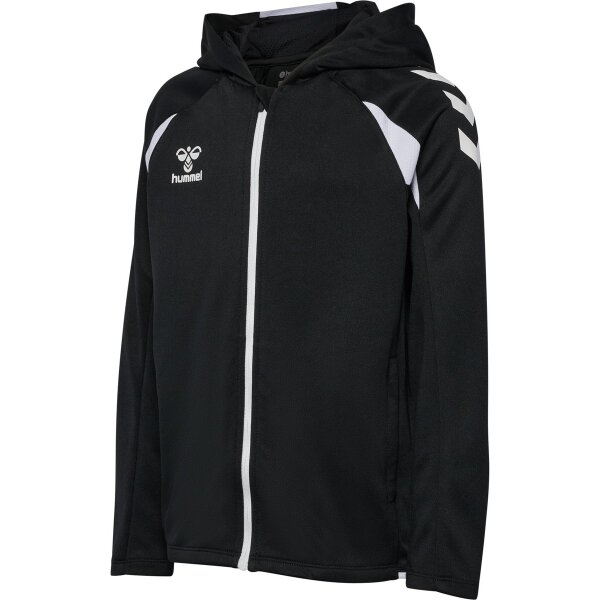 hummel Core 2.0 Zip Hoodie Kinder - black/white