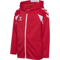 hummel Core 2.0 Zip Hoodie Kinder - true red/white