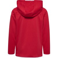hummel Core 2.0 Zip Hoodie Kinder - true red/white