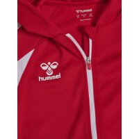 hummel Core 2.0 Zip Hoodie Kinder - true red/white