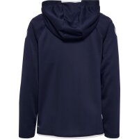 hummel Core 2.0 Zip Hoodie Kinder - marine/white