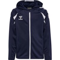 hummel Core 2.0 Zip Hoodie Kinder - marine/white
