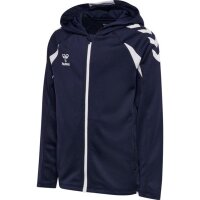 hummel Core 2.0 Zip Hoodie Kinder - marine/white