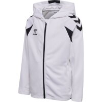hummel Core 2.0 Zip Hoodie Kinder - white/black
