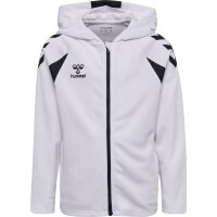 hummel Core 2.0 Zip Hoodie Kinder - white/black