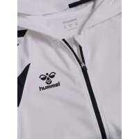 hummel Core 2.0 Zip Hoodie Kinder - white/black