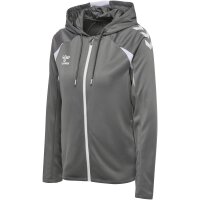 hummel Core 2.0 Zip Hoodie Damen - steel gray/white