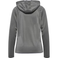 hummel Core 2.0 Zip Hoodie Damen - steel gray/white