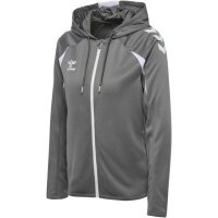 hummel Core 2.0 Zip Hoodie Damen - steel gray/white