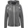 hummel Core 2.0 Zip Hoodie Damen - steel gray/white