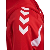 hummel Core 2.0 Zip Hoodie Damen - true red/white
