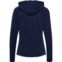 hummel Core 2.0 Zip Hoodie Damen - marine/white
