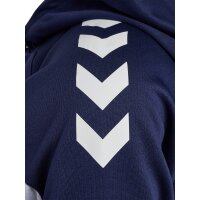hummel Core 2.0 Zip Hoodie Damen - marine/white