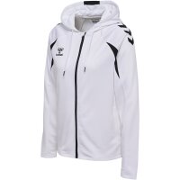 hummel Core 2.0 Zip Hoodie Damen - white/black