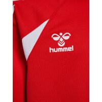 hummel Core 2.0 Hoodie Kinder - true red/white