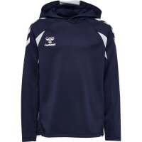 hummel Core 2.0 Hoodie Kinder - marine/white