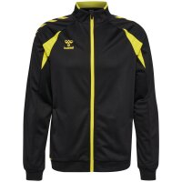 hummel Core 2.0 Track Zip Trainingsjacke - black/blazing yellow