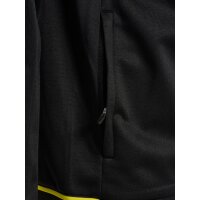 hummel Core 2.0 Track Zip Trainingsjacke - black/blazing yellow