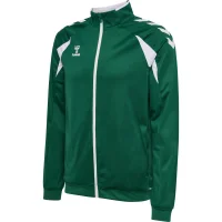 hummel Core 2.0 Track Zip Trainingsjacke - evergreen/white
